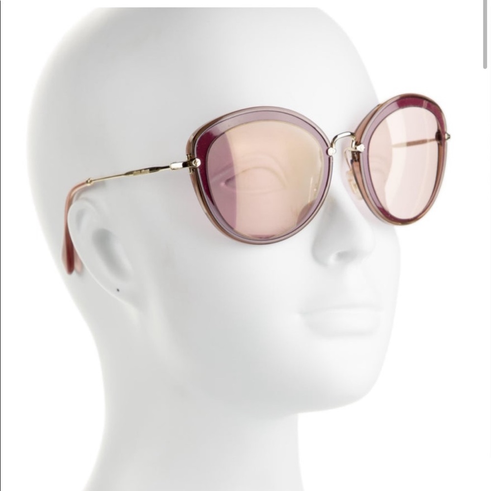 Miu Miu Oversized Tinted Sunglasses - like new